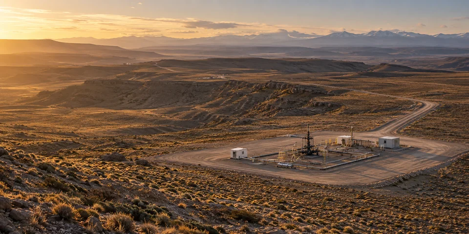 Infraestructura de producción distribuida en un paisaje árido